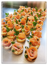 Load image into Gallery viewer, Smoked Salmon Tartlet Box
